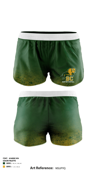 Women's Shorts, Benton Central High School Swimming, School Spirit Store, Teamtime, Team time, sublimation, custom sports apparel, team uniforms, spirit wear, spiritwear, sports uniforms, custom shirts, team store, custom team store, fundraiser sports, apparel fundraiser
