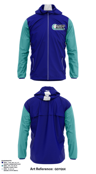 Windbreaker, Solana Beach Little League, Baseball, Teamtime, Team time, sublimation, custom sports apparel, team uniforms, spirit wear, spiritwear, sports uniforms, custom shirts, team store, custom team store, fundraiser sports, apparel fundraiser