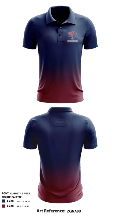 Freedom High School Band 9043823 Short Sleeve Performance Polo - 1