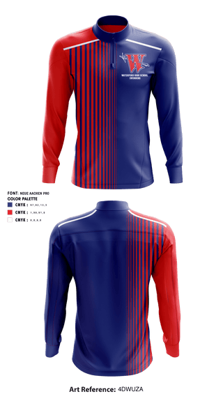 Quarter Zip Jacket, Waterford High School Swimming, School Spirit Store, Teamtime, Team time, sublimation, custom sports apparel, team uniforms, spirit wear, spiritwear, sports uniforms, custom shirts, team store, custom team store, fundraiser sports, apparel fundraiser