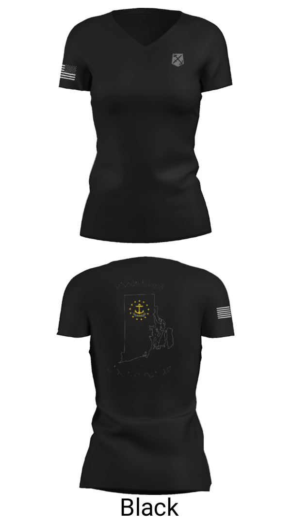Women's Short Sleeve Vneck Shirt, , National Guard, Teamtime, Team time, sublimation, custom sports apparel, team uniforms, spirit wear, spiritwear, sports uniforms, custom shirts, team store, custom team store, fundraiser sports, apparel fundraiser
