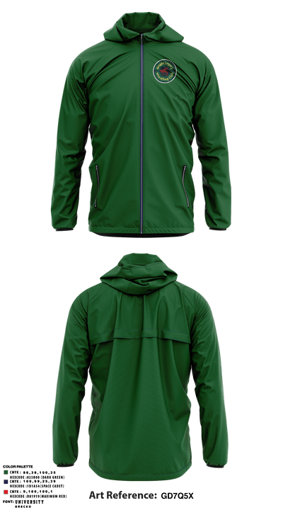 Amphi Legacy Wrestling Club 71655946 Windbreaker - 3