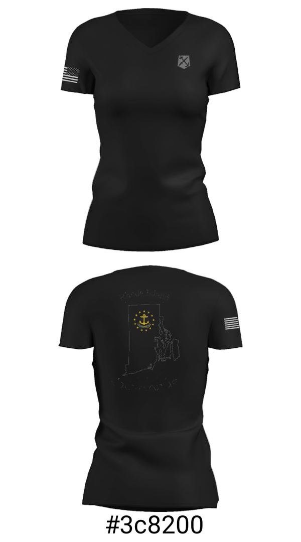 Women's Short Sleeve Vneck Shirt, , National Guard, Teamtime, Team time, sublimation, custom sports apparel, team uniforms, spirit wear, spiritwear, sports uniforms, custom shirts, team store, custom team store, fundraiser sports, apparel fundraiser