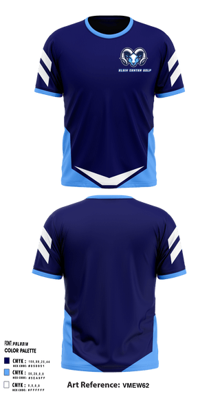 Short Sleeve Performance Shirt, Elsik Ninth Grade Center Golf, Golf, Teamtime, Team time, sublimation, custom sports apparel, team uniforms, spirit wear, spiritwear, sports uniforms, custom shirts, team store, custom team store, fundraiser sports, apparel fundraiser