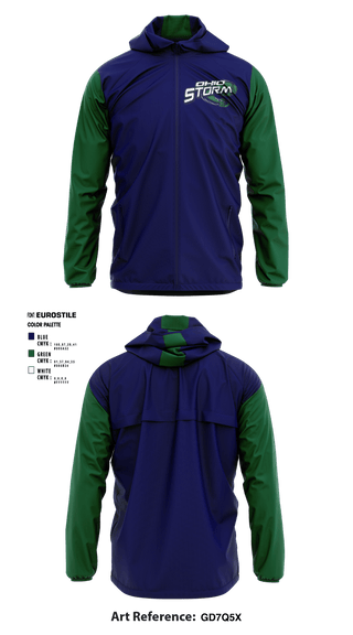 Windbreaker, Ohio Storm, Softball, Teamtime, Team time, sublimation, custom sports apparel, team uniforms, spirit wear, spiritwear, sports uniforms, custom shirts, team store, custom team store, fundraiser sports, apparel fundraiser