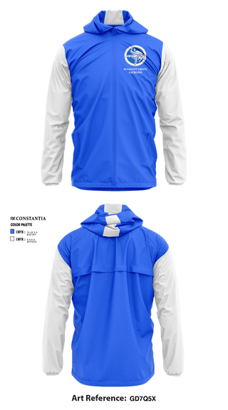 Windbreaker, Pleasant Grove High School Lacrosse, Women's Lacrosse, Teamtime, Team time, sublimation, custom sports apparel, team uniforms, spirit wear, spiritwear, sports uniforms, custom shirts, team store, custom team store, fundraiser sports, apparel fundraiser