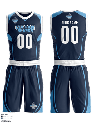 Basketball Uniform, Colgan HS Basketball, Women's Basketball, Teamtime, Team time, sublimation, custom sports apparel, team uniforms, spirit wear, spiritwear, sports uniforms, custom shirts, team store, custom team store, fundraiser sports, apparel fundraiser
