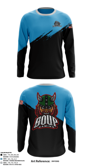 Long Sleeve Performance Shirt, Frosted Vipers, E-Sports, Teamtime, Team time, sublimation, custom sports apparel, team uniforms, spirit wear, spiritwear, sports uniforms, custom shirts, team store, custom team store, fundraiser sports, apparel fundraiser