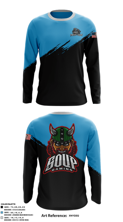 Frosted Vipers 67981544 Long Sleeve Performance Shirt - 1