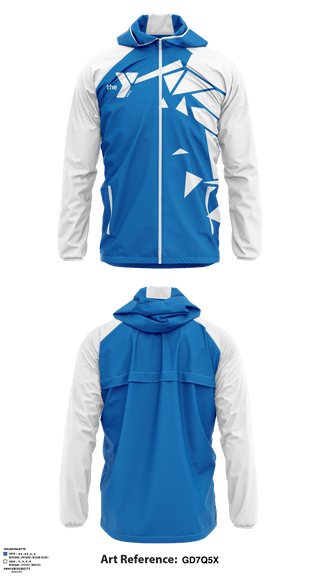 Windbreaker, Youth Sports Henderson Family YMCA, Spirit Store, Teamtime, Team time, sublimation, custom sports apparel, team uniforms, spirit wear, spiritwear, sports uniforms, custom shirts, team store, custom team store, fundraiser sports, apparel fundraiser