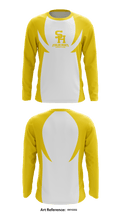 Sterling Heights High School Wrestling 39870175 Long Sleeve Rash Guard Shirt - 1