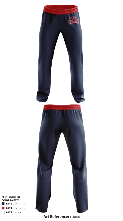 James B Conant High School Golf 15736330 Sweatpants - 1