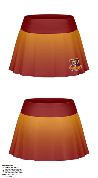 Skort, Harrisburg High School Tennis, Tennis, Teamtime, Team time, sublimation, custom sports apparel, team uniforms, spirit wear, spiritwear, sports uniforms, custom shirts, team store, custom team store, fundraiser sports, apparel fundraiser