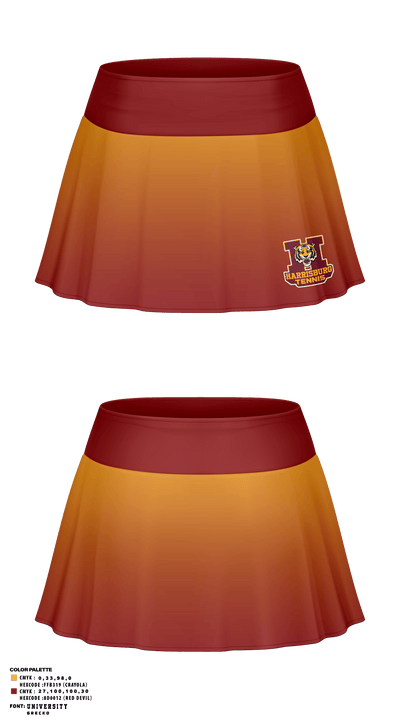 Harrisburg High School Tennis 91966565 Skort - 1