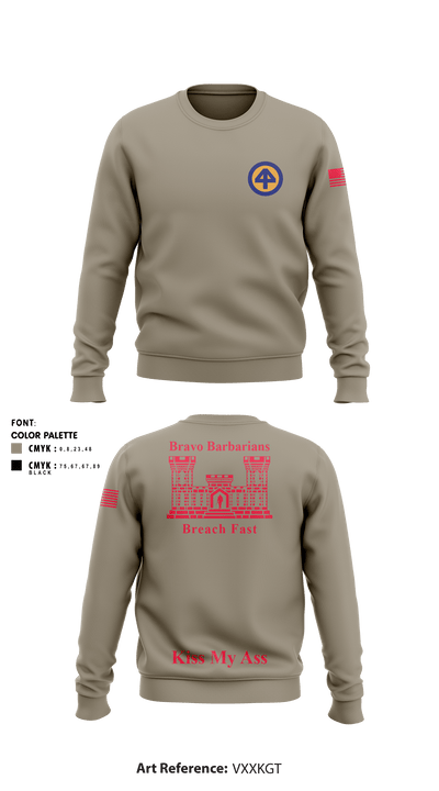 B 104th 82799853 Crew Neck Sweatshirt - 6