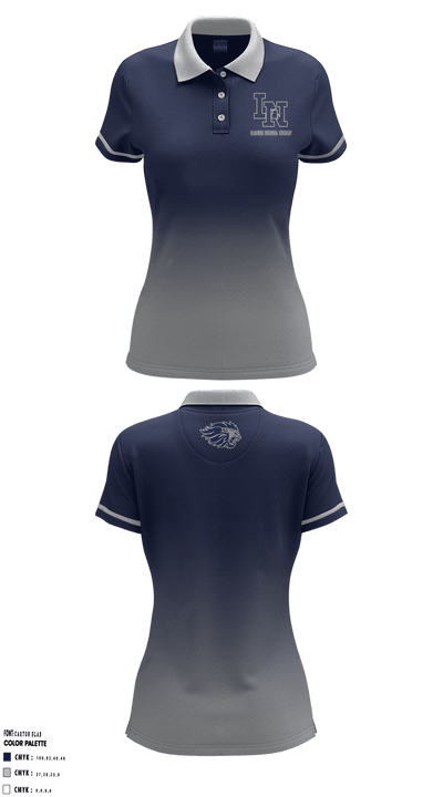 Lake Nona High School Golf 62269107 Women's Short Sleeve Performance Polo  - 1