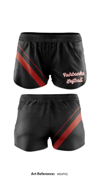 Fairbanks softball 6130177 Women's Shorts - 1