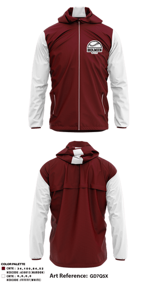 Windbreaker, Holmen Youth Baseball Parents Association, Baseball, Teamtime, Team time, sublimation, custom sports apparel, team uniforms, spirit wear, spiritwear, sports uniforms, custom shirts, team store, custom team store, fundraiser sports, apparel fundraiser