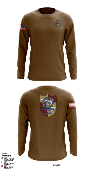 USS Florida TM Div 72470981 Long Sleeve Performance Shirt - 1
