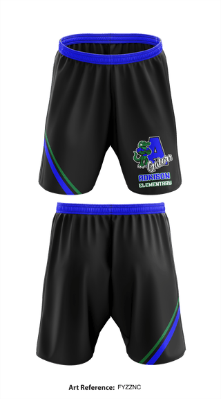 Athletic Shorts With Pockets, Adkison Elementary, School Spirit Store, Teamtime, Team time, sublimation, custom sports apparel, team uniforms, spirit wear, spiritwear, sports uniforms, custom shirts, team store, custom team store, fundraiser sports, apparel fundraiser