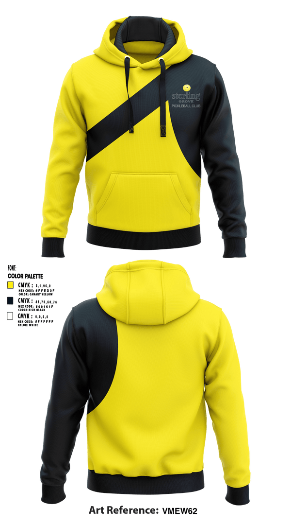 Hoodie, Sterling Grove Pickleball Club, Spirit Store, Teamtime, Team time, sublimation, custom sports apparel, team uniforms, spirit wear, spiritwear, sports uniforms, custom shirts, team store, custom team store, fundraiser sports, apparel fundraiser