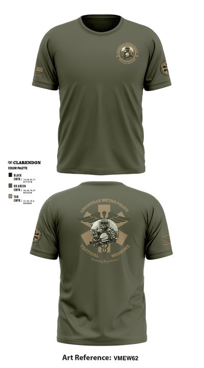 LMPD HSO TACMED 54774213 Short Sleeve Performance Shirt - 8