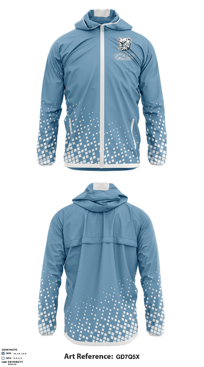 Sweeny High School Swimming 68123214 Windbreaker - 1