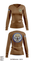 DETstroyers 68625939 Women's Long Sleeve V-neck Shirt - 2
