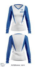 Joshua Volleyball 40324165 Women's Long Sleeve V-neck Shirt - 2