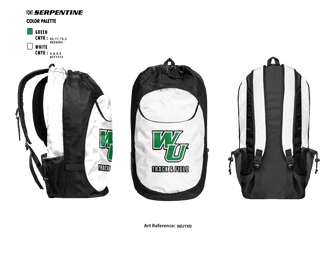 Gear Bag, Wilmington University Track, Track & Field, Teamtime, Team time, sublimation, custom sports apparel, team uniforms, spirit wear, spiritwear, sports uniforms, custom shirts, team store, custom team store, fundraiser sports, apparel fundraiser