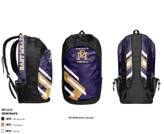 Gear Bag, East Meadow High School Basketball, Men's Basketball, Teamtime, Team time, sublimation, custom sports apparel, team uniforms, spirit wear, spiritwear, sports uniforms, custom shirts, team store, custom team store, fundraiser sports, apparel fundraiser