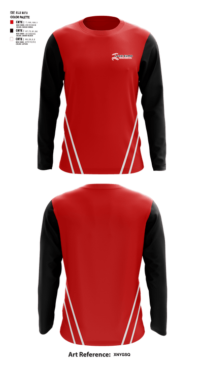 Lake Elmo Baseball Association 59723829 Long Sleeve Performance Shirt - 1
