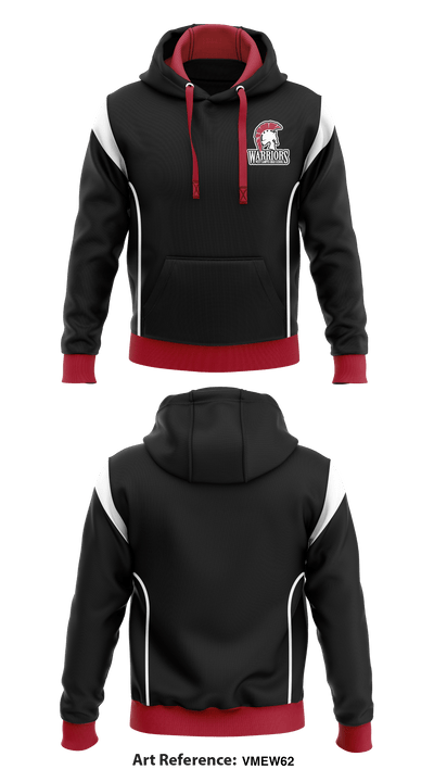 West Campus High School Basketball 96824398 Hoodie - 1