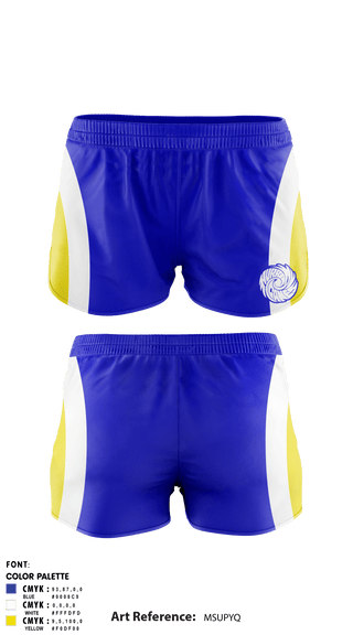 Women's Shorts, Warwick Veterans Memorial HS, Spirit Store, Teamtime, Team time, sublimation, custom sports apparel, team uniforms, spirit wear, spiritwear, sports uniforms, custom shirts, team store, custom team store, fundraiser sports, apparel fundraiser