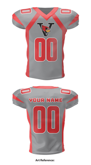 Football Jersey, Verdigris Youth Football and Cheer, Football, Teamtime, Team time, sublimation, custom sports apparel, team uniforms, spirit wear, spiritwear, sports uniforms, custom shirts, team store, custom team store, fundraiser sports, apparel fundraiser