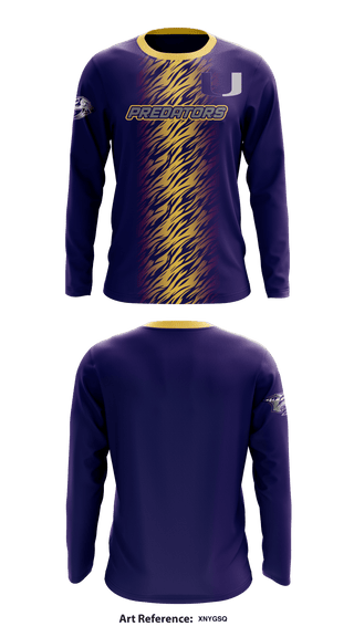 Long Sleeve Performance Shirt, San Antonio Predators, Football, Teamtime, Team time, sublimation, custom sports apparel, team uniforms, spirit wear, spiritwear, sports uniforms, custom shirts, team store, custom team store, fundraiser sports, apparel fundraiser