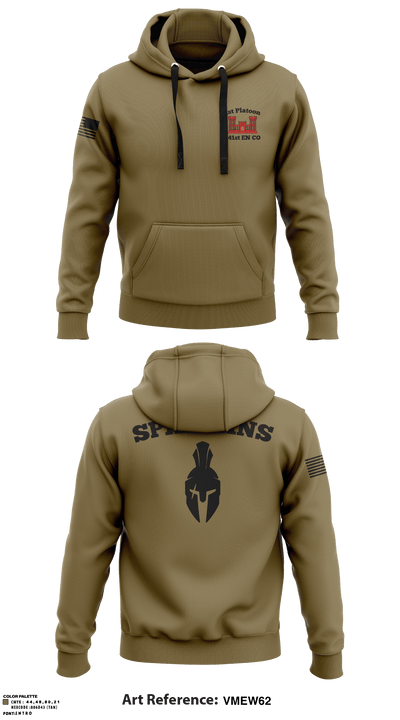 1st Platoon, 441st EN 71926407 Hoodie - 5