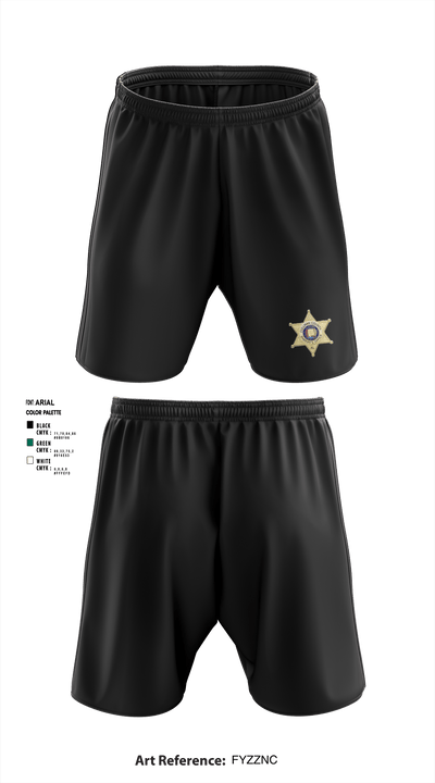 Cullman County S.O. 38220229 Athletic Shorts With Pockets - 1