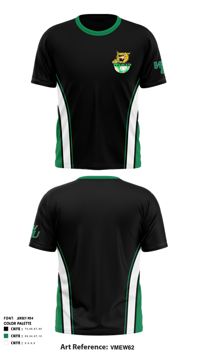Wilmington University 40204458 Short Sleeve Performance Shirt - 1