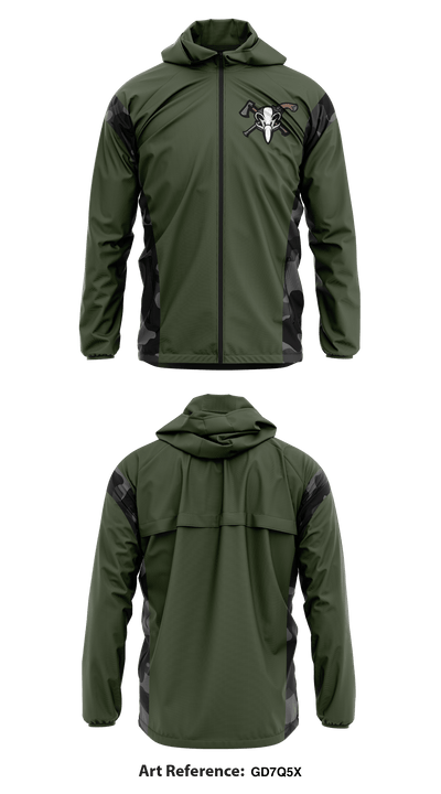 BushRats 52640068 Windbreaker - 1