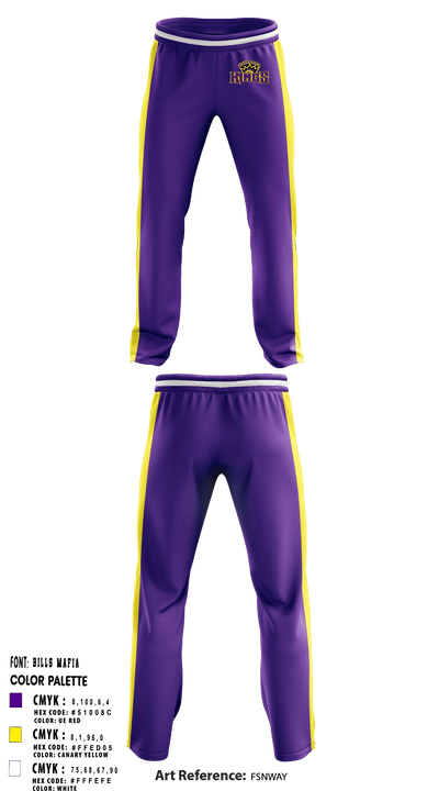 Alexandria Kings Basketball 63523785 Sweatpants - 1