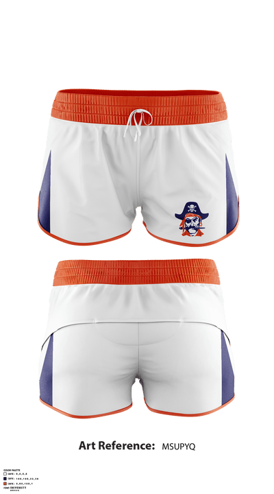Orange Coast College Cheer 35245430 Track Shorts - 2