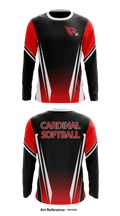 Pompton Lakes Cardinals 60485649 Long Sleeve Shooting Shirt - 3