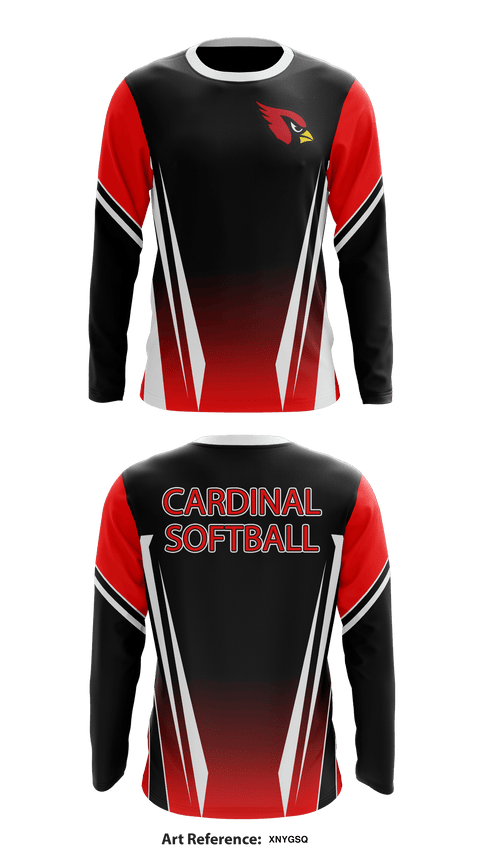 Pompton Lakes Cardinals 60485649 Long Sleeve Shooting Shirt - 3