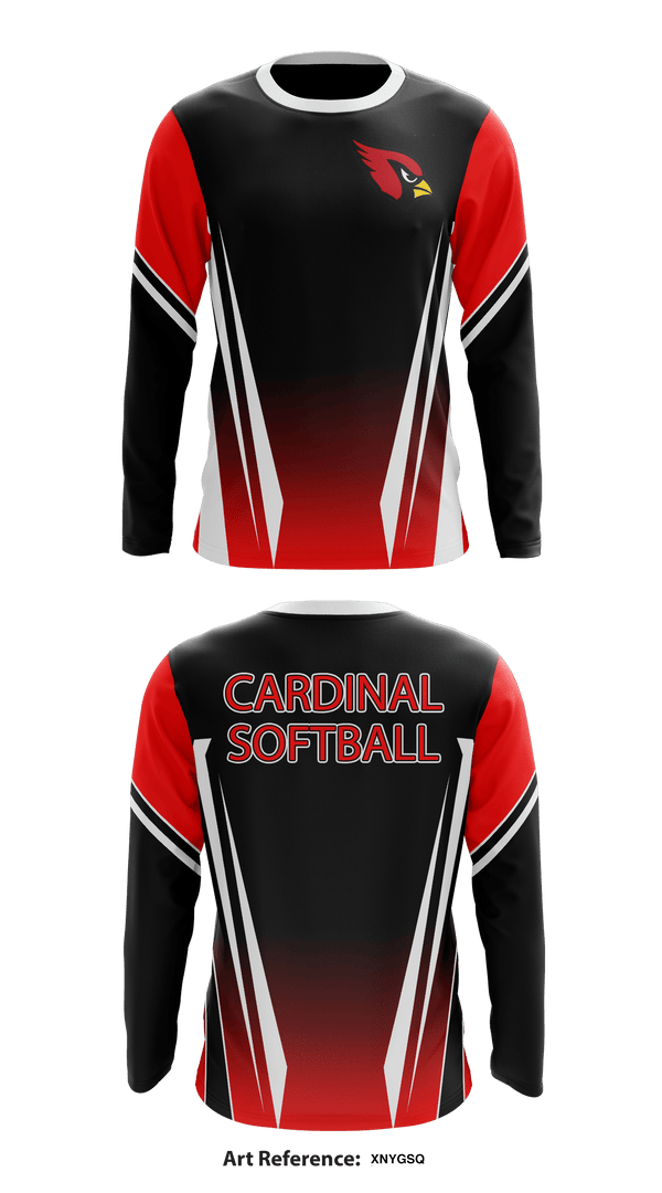 Pompton Lakes Cardinals 60485649 Long Sleeve Shooting Shirt - 3