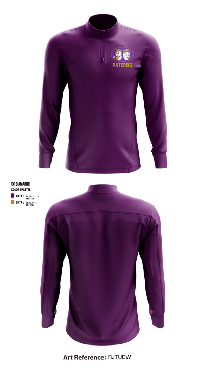 Pateros High School 40841413 Quarter Zip Jacket - 1