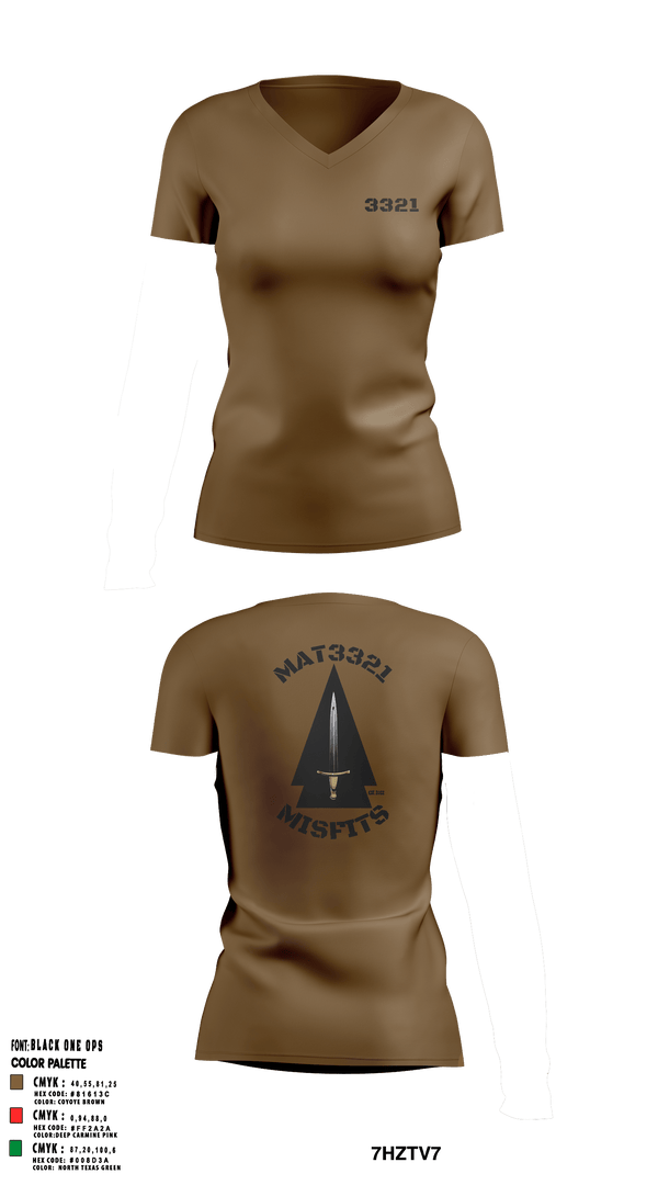 Women's Short Sleeve Vneck Shirt, , Army, Teamtime, Team time, sublimation, custom sports apparel, team uniforms, spirit wear, spiritwear, sports uniforms, custom shirts, team store, custom team store, fundraiser sports, apparel fundraiser