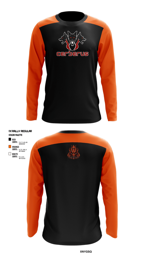 Long Sleeve Performance Shirt, Cerberus, Ice Hockey, Teamtime, Team time, sublimation, custom sports apparel, team uniforms, spirit wear, spiritwear, sports uniforms, custom shirts, team store, custom team store, fundraiser sports, apparel fundraiser