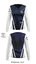 Francis Howell Central High School Softball 16071669 Women's Long Sleeve V-neck Shirt - 2