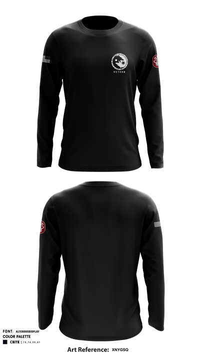 VETCEN 9074135 Long Sleeve Performance Shirt - 1